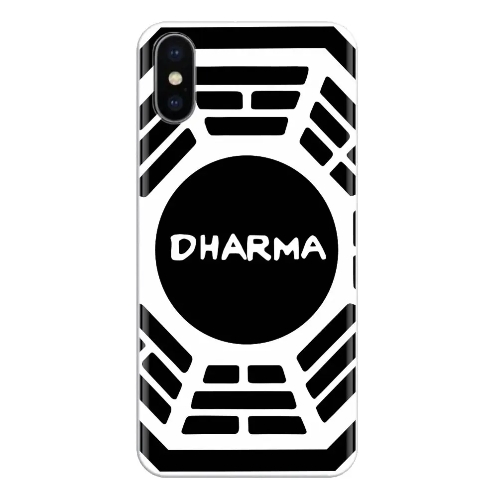 Силиконовый чехол для телефона lost tv series dharma logo iPod Touch Apple iPhone 11 Pro 4 4S 5 5S SE 5C 6 6S 7 8 X XR XS