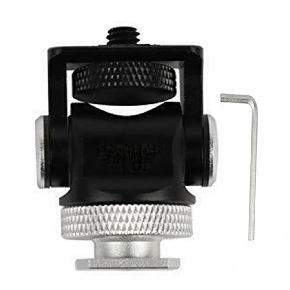 

1/4'' Screw Hot Shoe Adjustable Mount Monitor Flash Adapter Microphone Holder for Video Camera Photography Camera Accessories