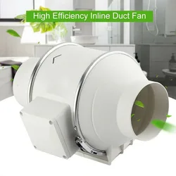 4 Inch Fan Silent Wall Extractor Exhaust Ventilation Fan Air Blower Window Ventilator Vent For Kitchen Bathrooms Bedroom