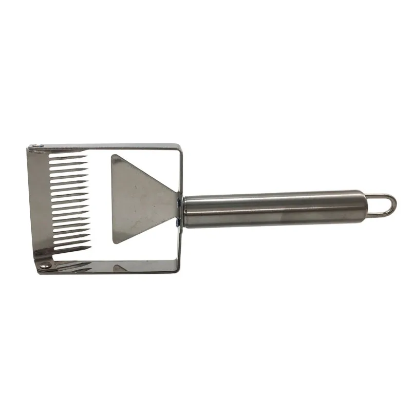 1pcs Stainless Steel Beekeeping Equipment Honeycomb bee Scraper Tool Uncapping Fork Beekeeping tools Honey Knife beekeeping tools beekeeping accessories beekeeping knife