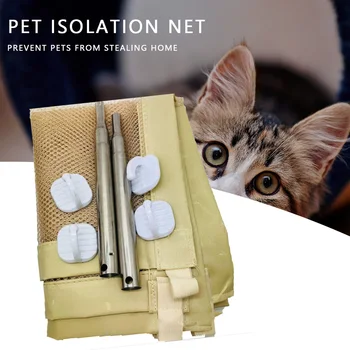 

Dog Gate Ingenious Mesh Dog Fence For Indoor and Outdoor Safe Pet Dog gate Safety Enclosure Pet supplies Pet Barrier Fences