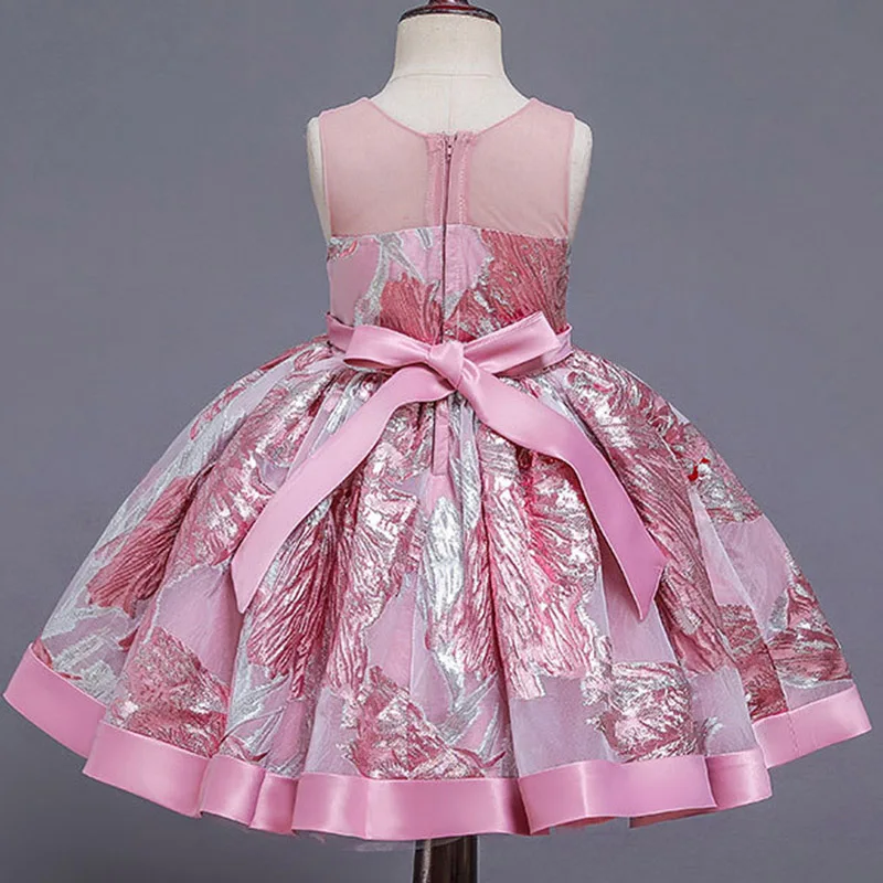 Г. Платье для девочек бальное платье с цветочным узором, Vestido, Детские платья для девочек вечерние платья-пачки на свадьбу для детей от 3 до 10 лет платье принцессы