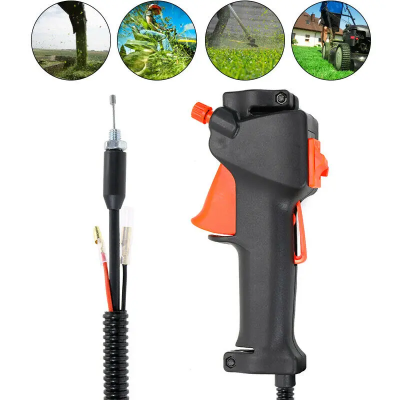 

2019 New product Strimmer Trimmer Brushcutter Brush Cutter Handle Switch Throttle Trigger Cable L9 #2