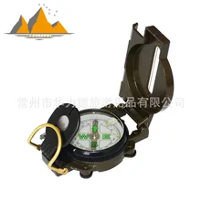 Портативный армейский зеленый компас со складной линзой Многофункциональный Американский военный компас со складной линзой для активного отдыха аксессуары