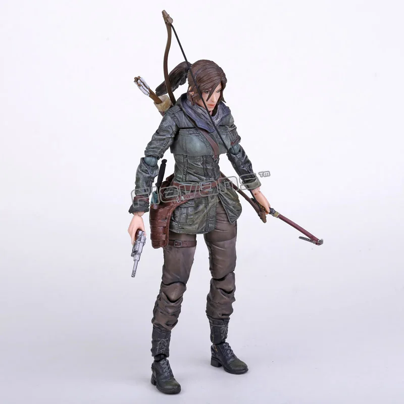 Play Arts Kai Rise of the Tomb Raider Lara Croft ПВХ фигурка коллекционная игрушка