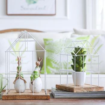 

Artificial Flower Home Garden Decoration Accessories Artificial Plants Hanging Birdcage for Home Decor