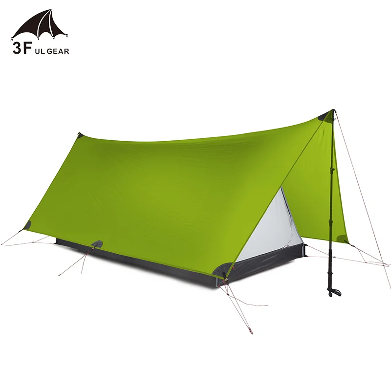 3f Ul Gear Ultralight Camping Tent 20d Nylon Both Sides Silicon Shelter