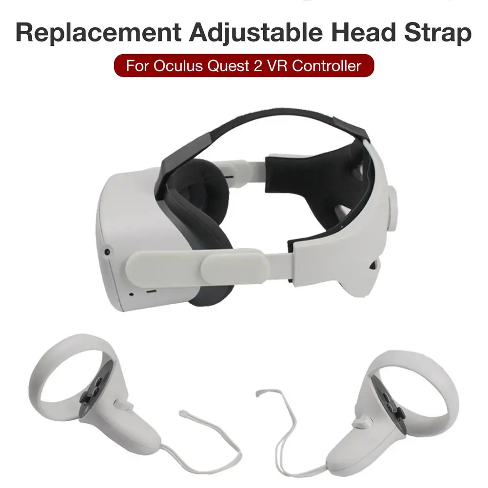 For Oculus Quest 2 Elite Adjustable Head Strap Increase Supporting Improve Comfort-Virtual For Oculus Quest 2 VR Accessories