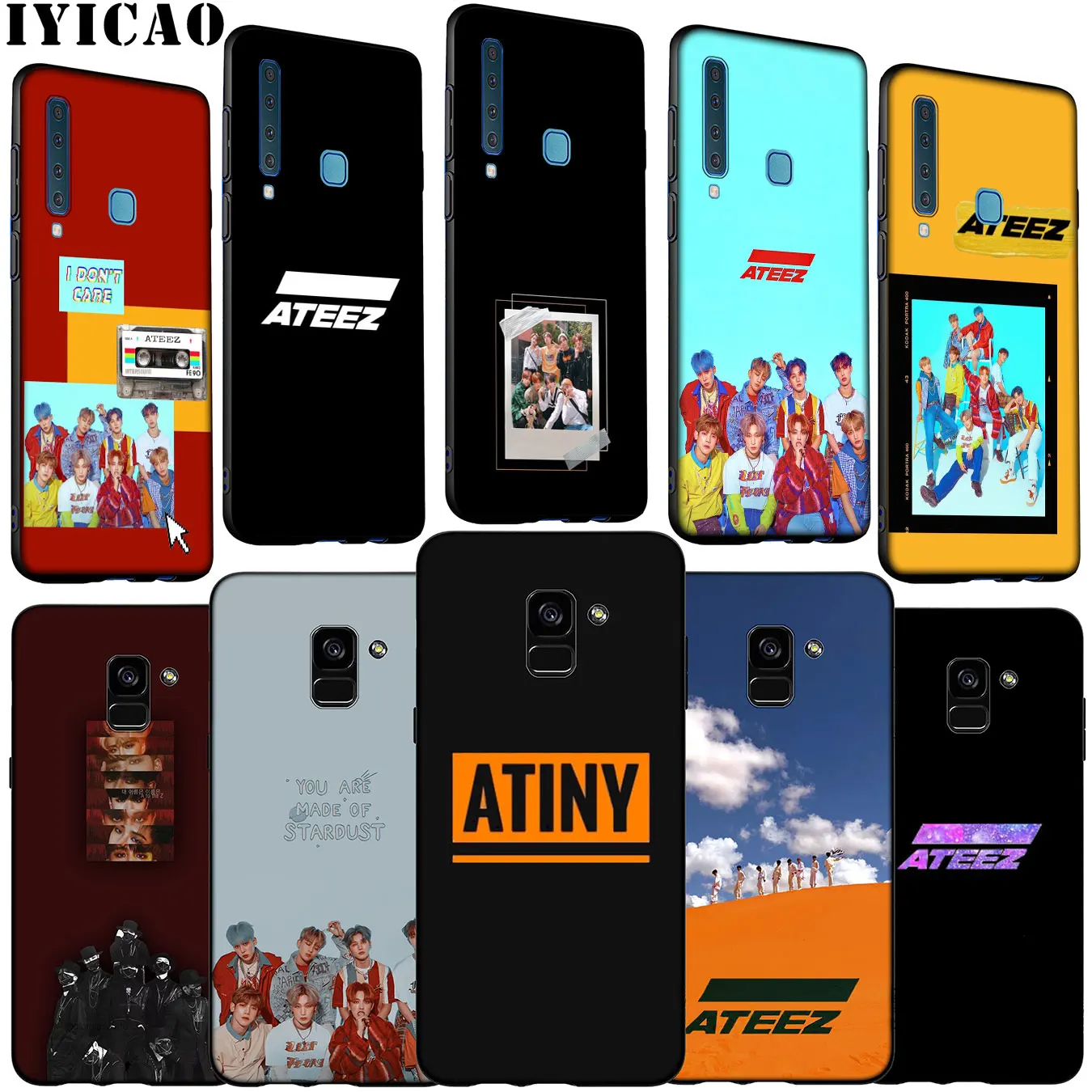 Мягкий силиконовый чехол для Samsung Galaxy A6 A7 A8 A9 2018 A3 A5 2016 2017 Note 9 8 10 Plus |