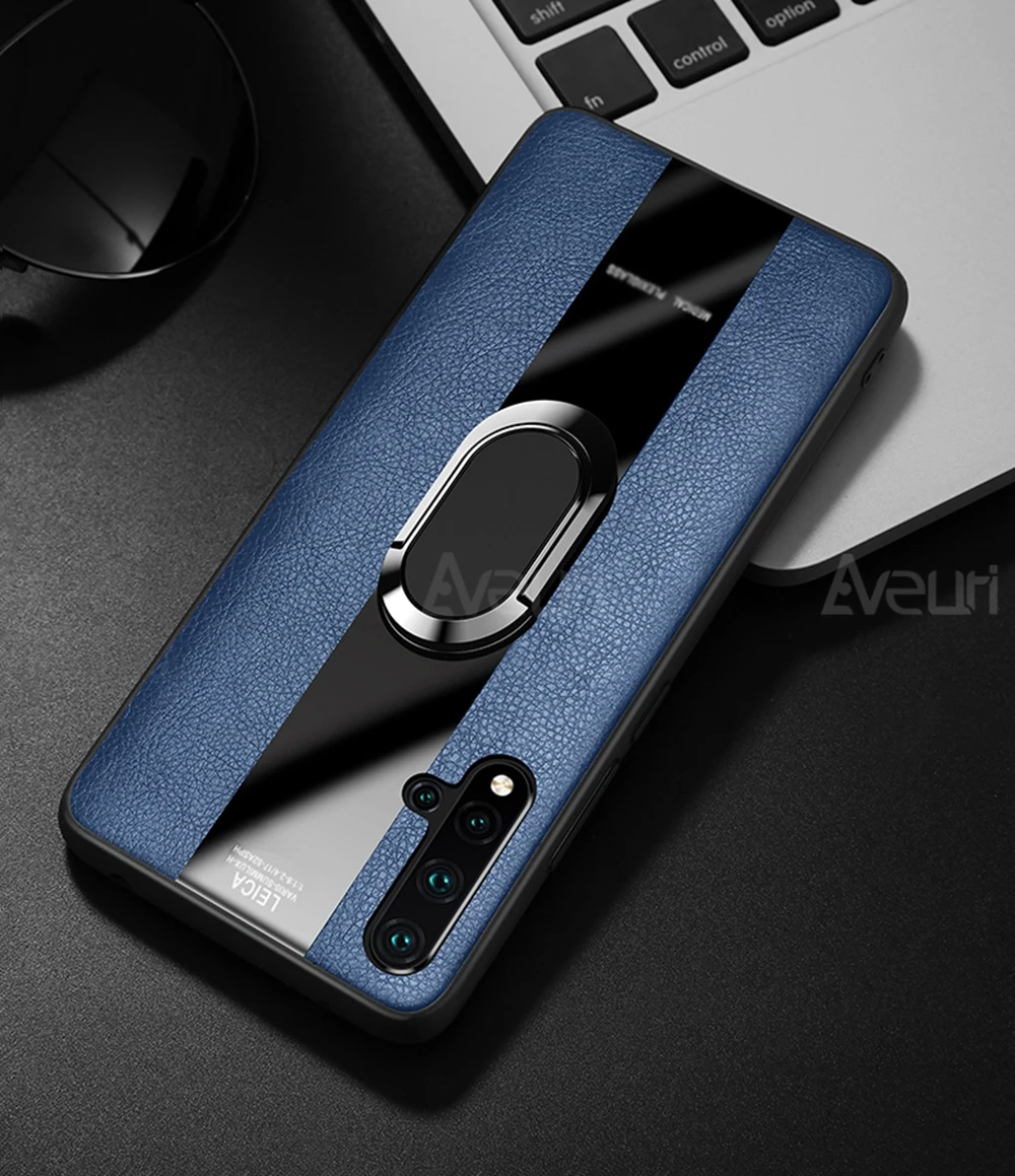 Luxury Leather Phone Case For Meizu 17 18 16T 16Xs 16s Pro Car Holder Ring Back Cover Case For Meizu 16X 16 X 16th Plus Coque cases for meizu