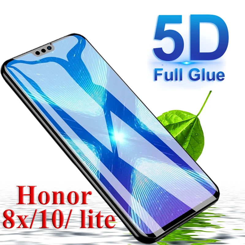 5D Защитное стекло для huawei honor 8x10 8 lite 9 9i закаленное с полным покрытием чехол huwai huawey