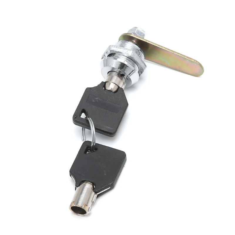 

Drawer Tubular Cam Lock For Door Mailbox Cabinet Cupboard w/2 Keys 16-30mm