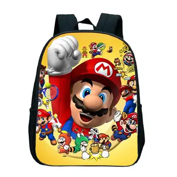 

Super Mario School Bags For Boys&Girls Children Kids Mochila Beautiful Popular Pattern Kindergarten Kids Backpack