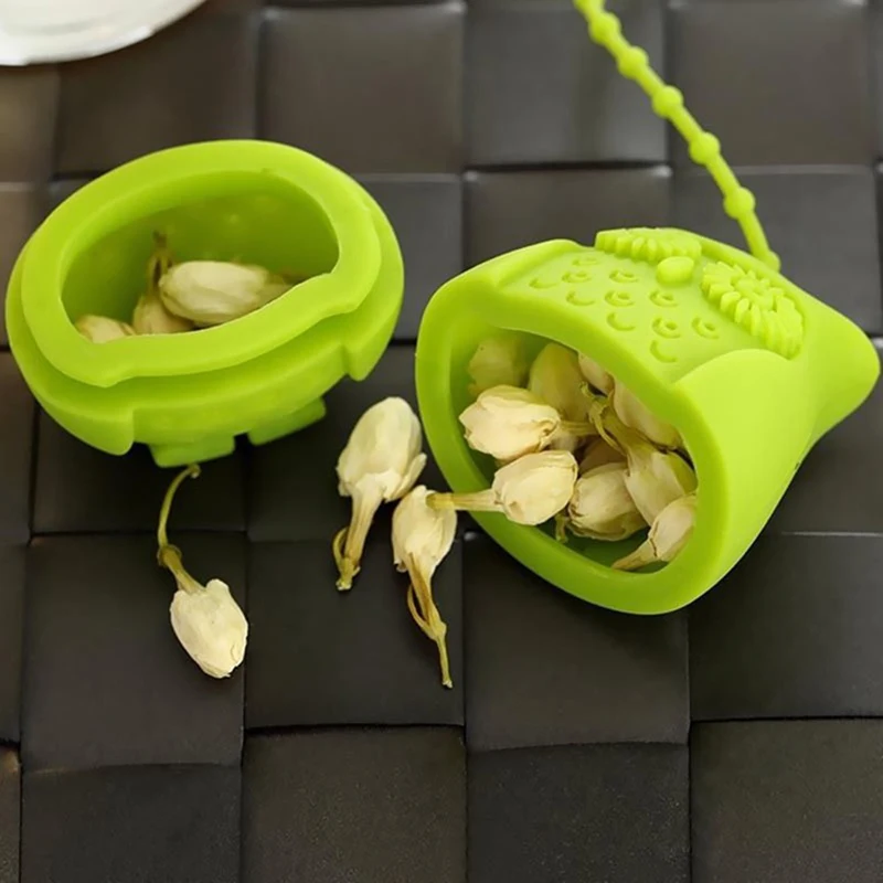 

1PCS Food Grade Silicone Owl Tea Bags Strainers Tea infuser loose Tea Leaf Leaves Herbal Strainer Teaspoon Filter Infuser