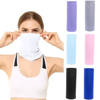 

In Stock Neutral Outdoor Head Scarf Neck Windproof Face Mask Sun protection Headband Reusable Washable Breathable facemask New