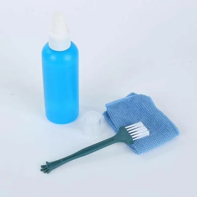 LCD Screen Cleaning Kit: Cloth, Cleaner, Brush Set Description Image.This Product Can Be Found With The Tag Names Computer cleaners, Computer Office, Laptop monitor cleaning kit lcd mobile phone screen