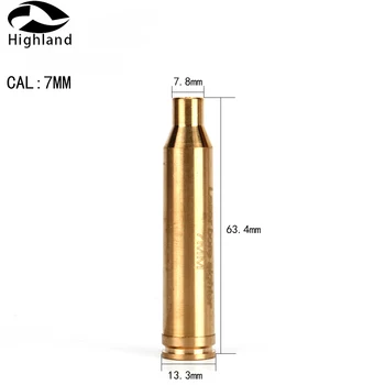 

Tactical Hunting Rifle 655nm 635nm Cal 7MM Cartridge Red Laser Bore Sighter Boresighter Sighting Sight Boresight