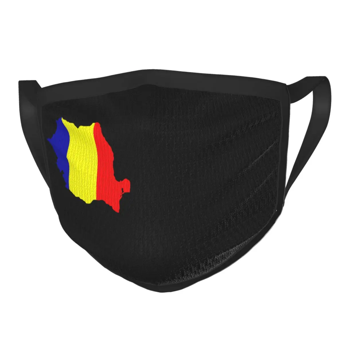 Romania Map Flag Non-Disposable Mouth Face Mask Romanian Anti Haze Dustproof Protection Cover Respirator Muffle | Аксессуары для
