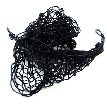 

1pc Auto Trunk Cargo Net Envelope Style Wear Resistant With Hook Mesh Organizer 90cm X 30cm Car Interior Accessories