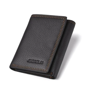 

Luxury Men's Wallet Leather Solid Slim Wallets Pu Leather Bifold Short Credit Card Holders Coin Purses Business Purse Male