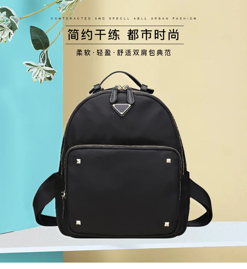 

2018 New Style WOMEN'S Bag Backpack Waterproof Wearable First Layer Cattle Leather Backpack