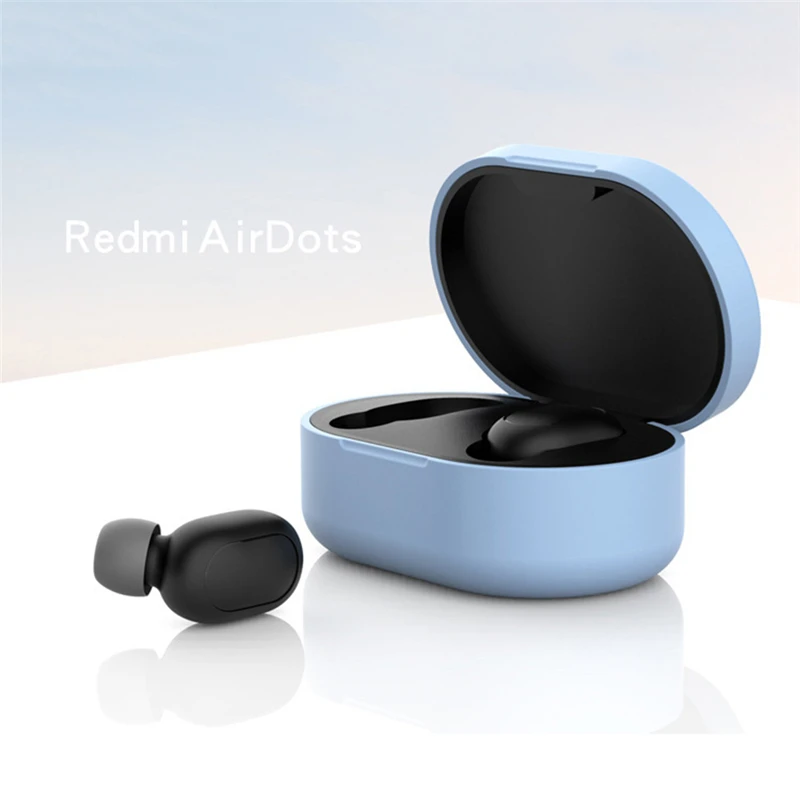 Новое поступление силиконовый защитный чехол для наушников Xiaomi Redmi Airdot TWS Bluetooth наушники модная версия беспроводной