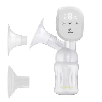 

USB Electric Breast Pump Kit with Milk Bottles Intelligent LCD Milk Extractor 95AE
