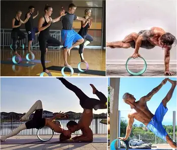 

2019 Yoga Wheel Back Training Tool Yoga Circles TPE Waist Shape Bodybuilding ABS Gym Professional Fitness Equipment