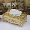 Gold/Silver European Luxury Acrylic Tissue Box Hotel Restaurant Napkin Holder Household Tissue Box WF911350 1