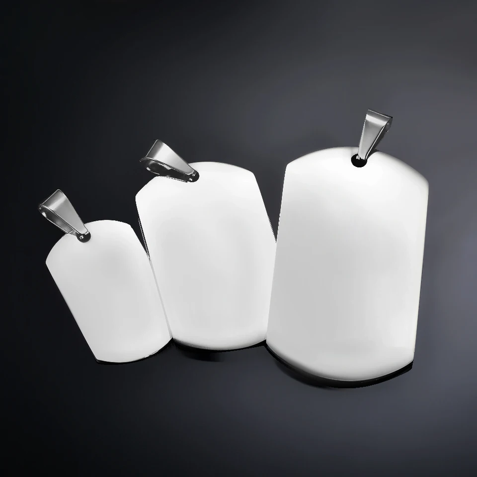 Collana Militare Mimetico Hip Hop Con Medaglietta Per Cani - Ciondolo In Acciaio Per Uomo E Donna