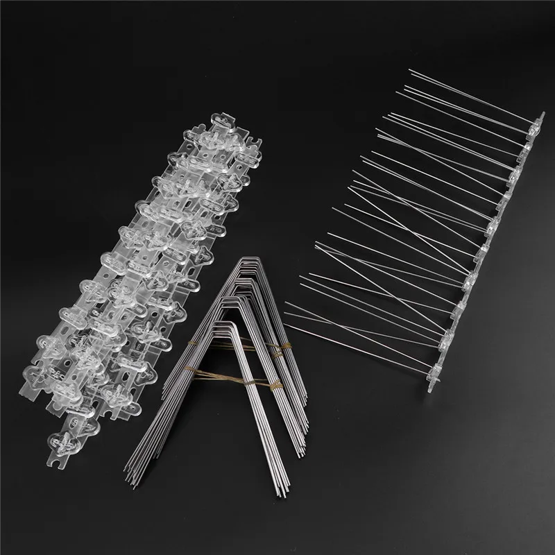 Floor boot bird repeller spikes /scarers pigeons anti/reject bird control anti/stainless steel bird spikes/scarer plastic 0.3-4m