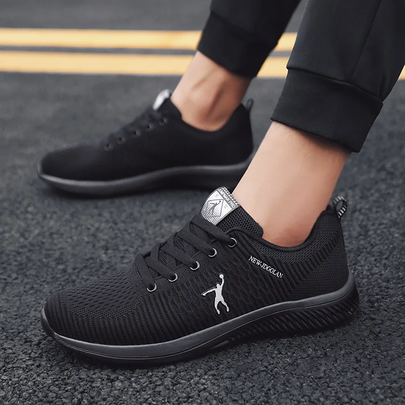 

Jordan Grand MEN'S SHOES Spring And Autumn Mesh Running Shoes Men Network Shoe Breathable Casual Shoes Black And White with Patt