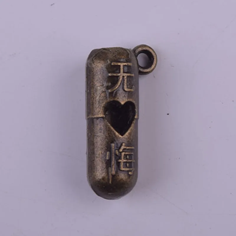 

Wholesale Alloy Pillar Pendant Retro Bronze Tone Leather Chain Style Necklace Pendant Alloy Jewelry Accessories 50pcs/lot: