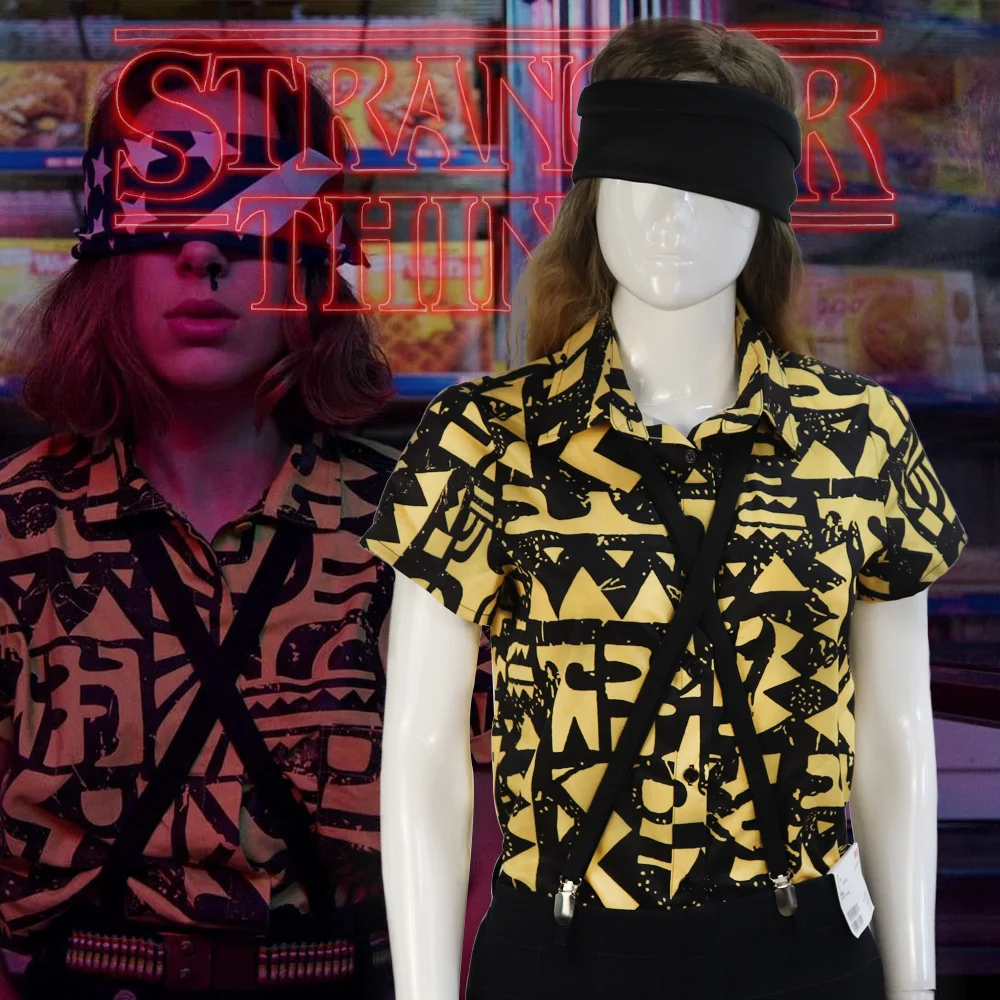 

Stranger Things Cosplay T shirt Costume Eleven For Gift Halloween Fans Collection Drop Ship