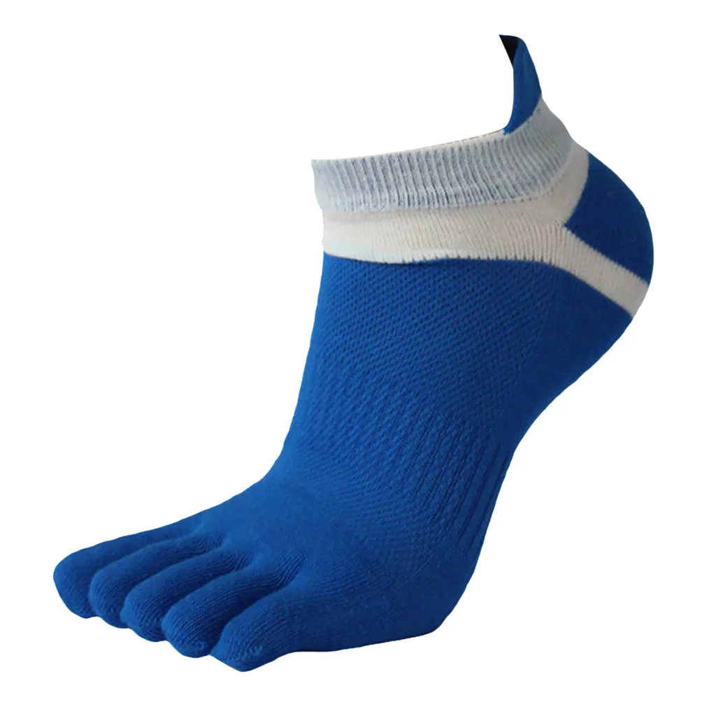 

Men's Mesh Meias Sports Running Five Finger Toe Socks Casual Cotton Solid Sock Comfortable Cotton Socks Men Running Socks A30830