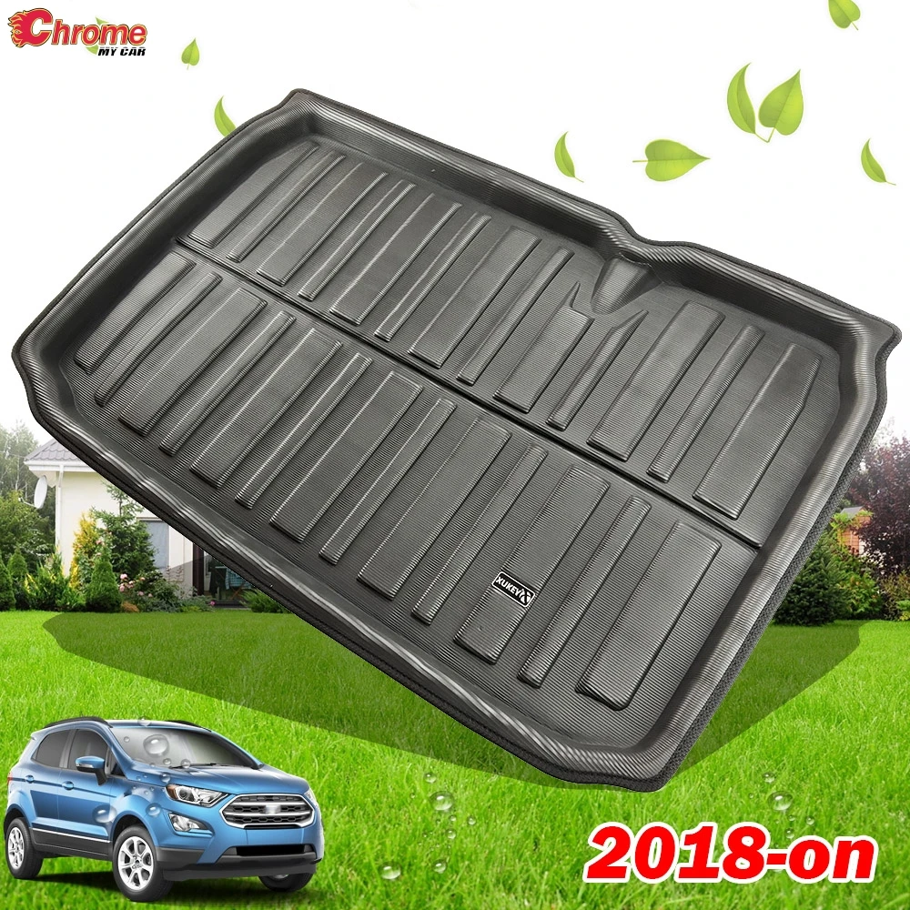 

For Ford EcoSport 2018 2019 2020 Boot Mat Rear Trunk Liner Cargo Floor Tray Carpet Protector Waterproof Car Styling Accessories