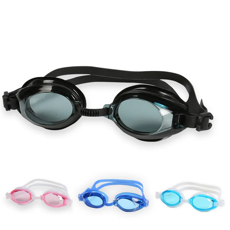

[Boxed Goggles] Adult Goggles Waterproof High-definition Plain Glass Men And Women Anti-fog Silica Gel Swimming Goggles Ak1152