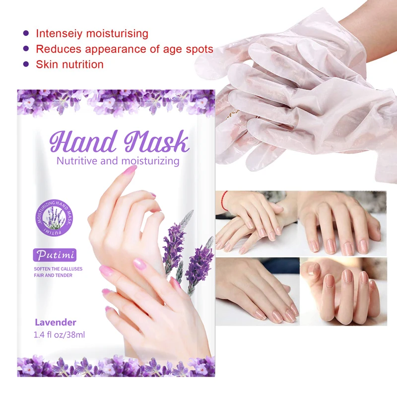 H1a48923e0f354cceaed51d5603a35163g 10Packs Exfoliating Hand Masks Wax Peel Moisturizing Spa Gloves Whitening Hand Mask Cream Hand Scrub Remove Dead Skin Hand Care