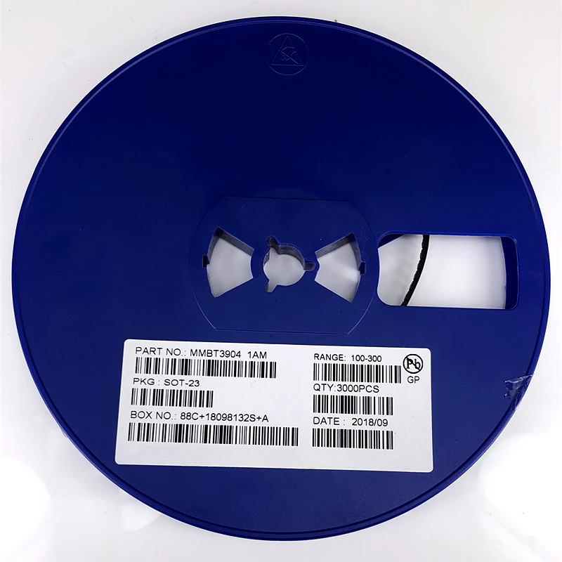 (100 개) MMBT3904 1AM SOT-23 2N3904 3904 SMD 삼극관 NPN 신호 트랜지스터 40V 200mA