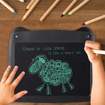 

Kids Educational Writing Boards LCD Writing Tablet Drawing Handwriting Pad Gifts Principle Of Pressure Induction In Writing Area