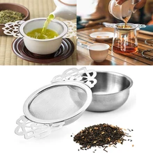 Многоразовые Нержавеющая сталь сетки Чай заварки чайное ситечко, заварник Чай Leaf специй фильтр Питьевая Посуда Кухня аксессуары