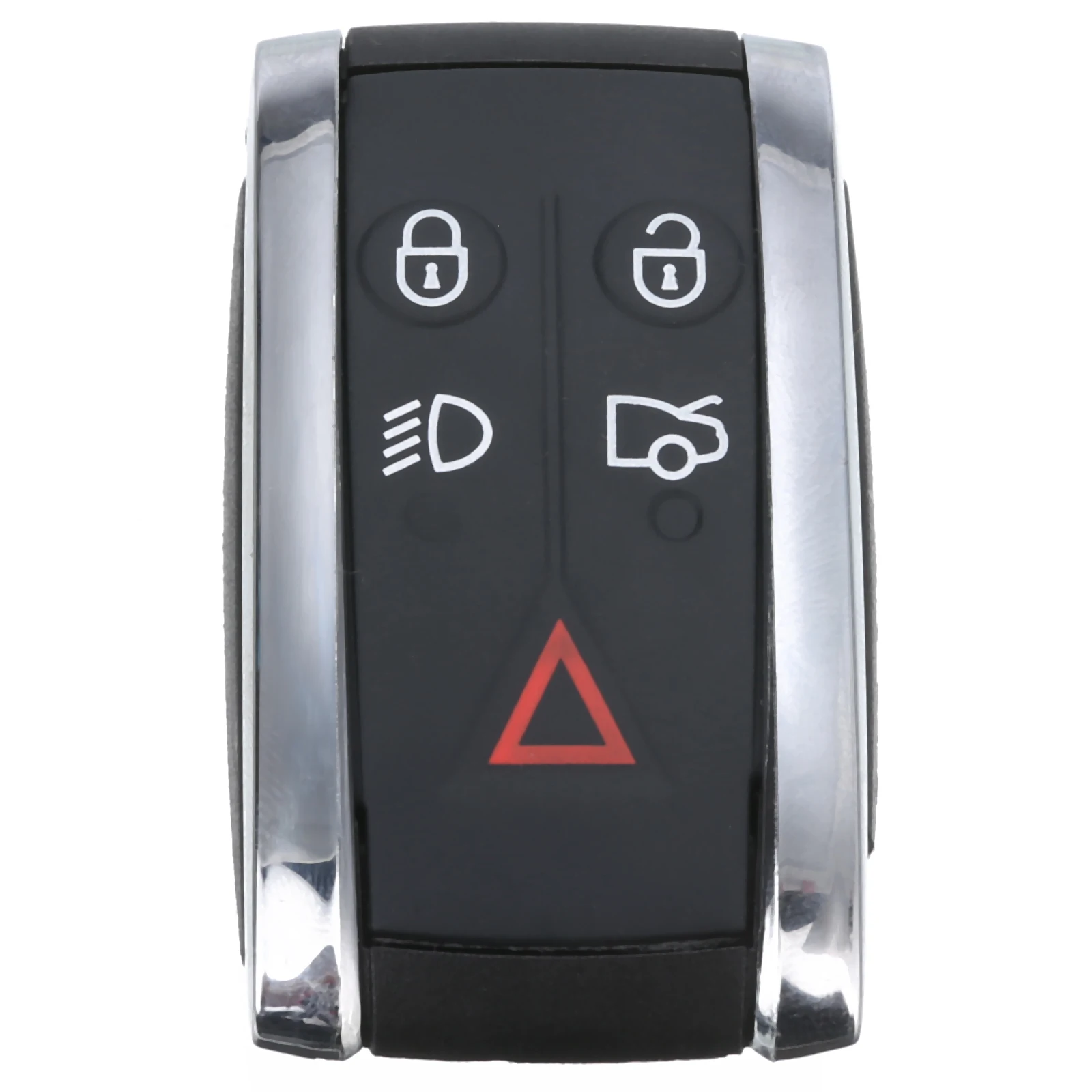 Mayitr 1pc 5 Buttons Remote Car Key Fob Case Replacement Key Shell Protector+Uncut Blade For Jaguar X XF XK XKR X-Type S-Type