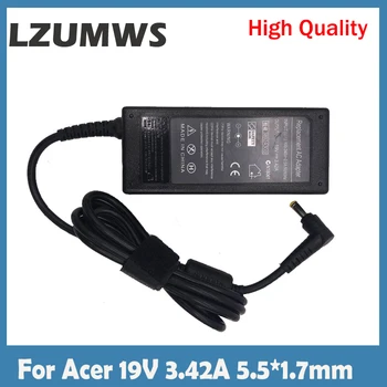 

LZUMWS19V 3.42A 65W 5.5*1.7mm AC Laptop Charger Power supply For Acer Aspire 1410 1680 3000 5315 5630 5735 5920 5535 5738 6920