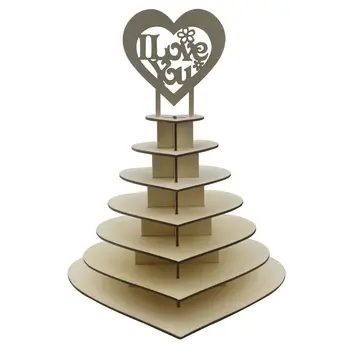 

Personalised Ferrero Rocher I Love You Heart Pyramid Wedding Chocolate Dessert Candy Display Stand
