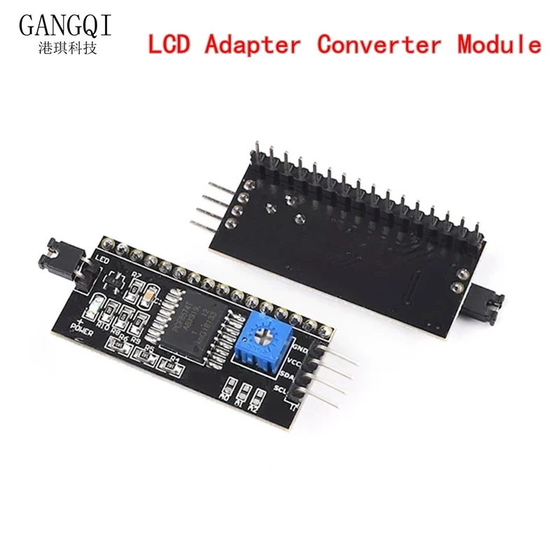Dip Adapter Converter IIC I2C TWI SPI Serial Interface Board Port 1602 2004 LCD LCD1602 Adapter Plate LCD Adapter Converter Module PCF8574