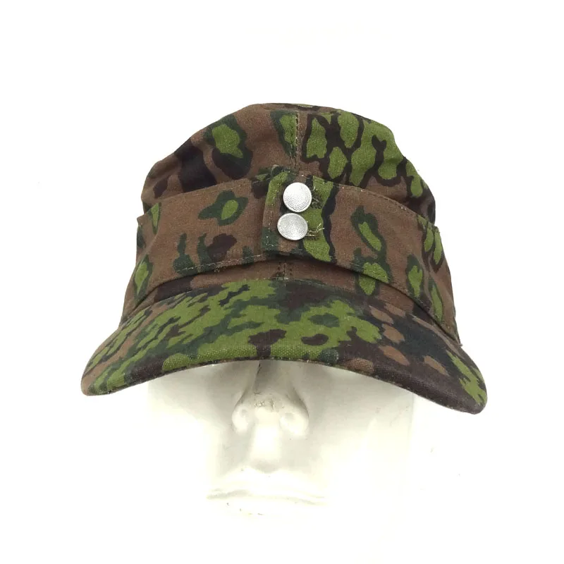 WW2 WWII German Elite Army M43 Spring Autumn Oakleaf Camouflage Cotton Cap Hat Size EU 57 58 59 60 61 62 | Аксессуары для одежды