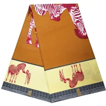 Хлопок настоящая голландская Настоящая Африканская вощеная ткань принтом шитье платье материал 6 ярдов F