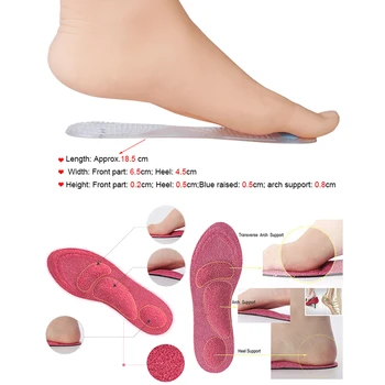 

Orthotic Arch Support Insoles Cushion for High Heel Shoes Foot Pain Relieve Pads