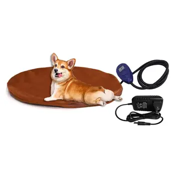 

Pet Heating Pad, Dog Cat Electric Heating Pad Indoor Waterproof Adjustable Mat Home Pet Supplies