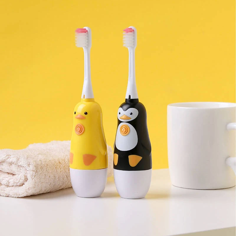 Children Cartoon B.Duck Battery Electric Toothbrush Sonic Soft Bristles Toothbrush Baby Timer Waterproof Automatic Brush Children Cartoon B.Duck Battery Electric Toothbrush Sonic Soft Bristles Toothbrush Baby Timer Waterproof Automatic Brush